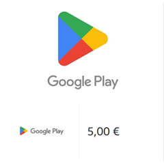 Google Play Карта 5 EUR  Германия DE Подарочная Карта