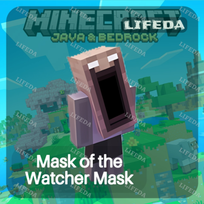 МАЙНКРАФТ ⛏️【Mask of the Watcher Mask】🏰СКИН•ТВИЧ ДРОПЫ/ДРОПСЫ• JAVA & BEDROCK•GLOBAL
