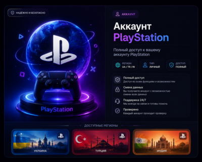 🔴Новый аккаунт PlayStation🎮ТУРЦИЯ🎮УКРАИНА🎮ИНДИЯ -🤖