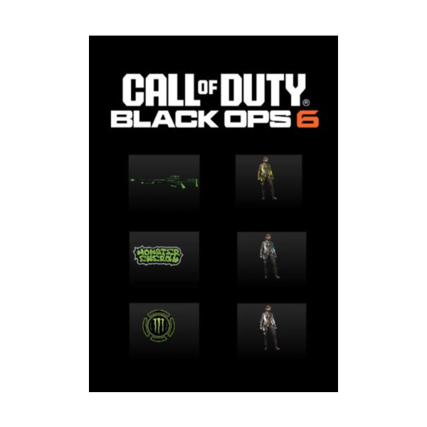 НАБОР MONSTER ENERGY BUNDLE CoD BLACKOPS 6