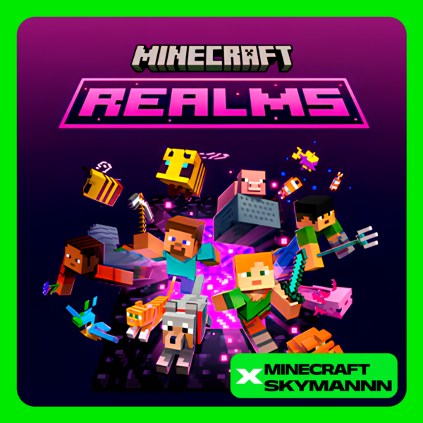MINECRAFT REALMS+ PLUS | MARKETPLACE PASS БЫСТРО