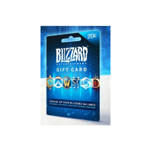 КЭШБЕК 3% Blizzard Gift Card 20-50 ЕВРО