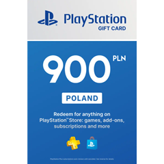 🎁 PSN Польша карта пополнения на 900 zl (PLN) 🔥