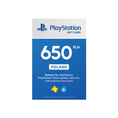 🎁 PSN Польша карта пополнения на 650 zl (PLN) 🔥
