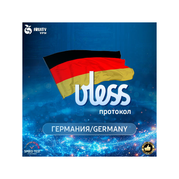 VPN Германия (vless / tcp · xhttp) · 1-6m · DNS DoH