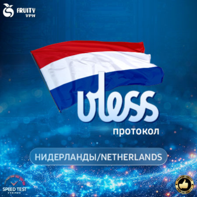 VPN Нидерланды 🌍 (vless / tcp · xhttp) · 1-6m · DNS DoH⚡