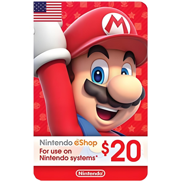 ⭐Подарочная карта Nintendo eShop 10-20-50 USD/US