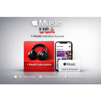 🇺🇸🎵💎 Apple Music США | Индивидуальный аккаунт 🎧 (1 месяц) | Мгновенная доставка