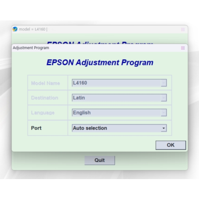 Сброс EPSON AdjProg L4160L4163L4165L4166L4167L4168L4169