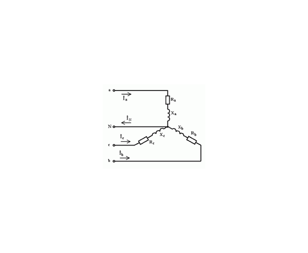 Задача 031444-0000-0002 (решение от ElektroHelp). Трехфазная цепь при соединении звездой.