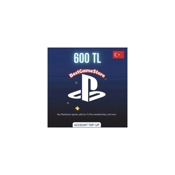600 TRY (TL) PSN balance in Turkey