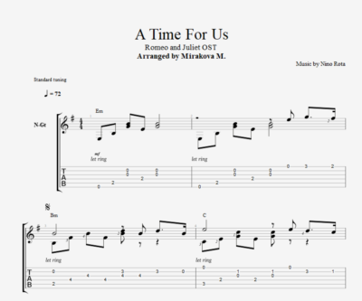 A Time For Us