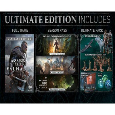 🎮 🎮Assassin´s Creed Valhalla Ultimate + 🎁 -Console⭐