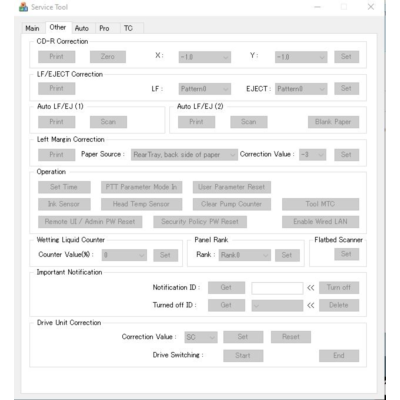 Canon Service Tool версии 6.310