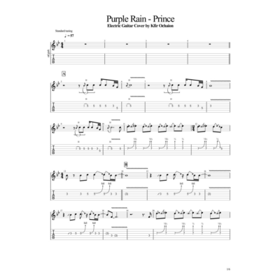 Табы Kfir Ochaion - Prince - Purple Rain