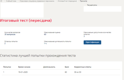 Отраслевая специфика управления персоналом.Тест
