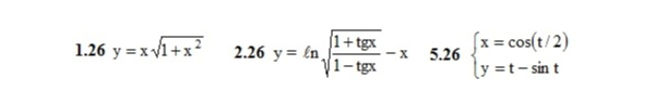 ИДЗ Рябушко Вариант 26 КР "Производные и их приложения"