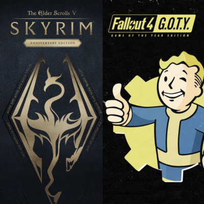 Skyrim Anniversary Edition + Fallout 4 G.O.T.Y Xbox