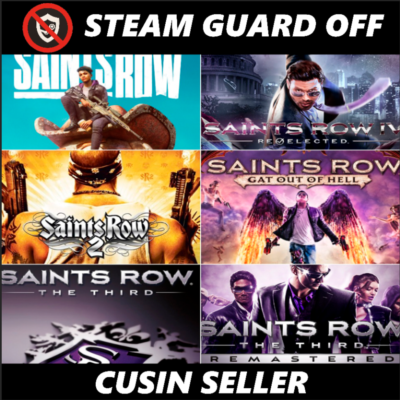 🎮 Общий аккаунт Saints Row + ВСЕ ЧАСТИ | Без Guard