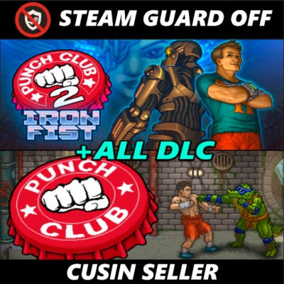 🎮 Общий аккаунт Punch Club 1+2 + ВСЕ DLC | Без Guard