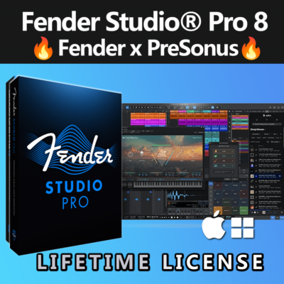 Studio One Pro 8 + FREE PLUGINS [Fender x PreSonus]