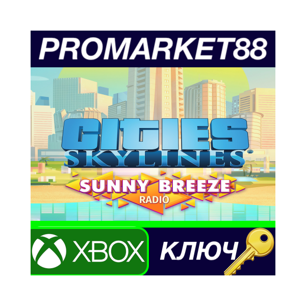 ⭐ Cities: Skylines — Sunny Breeze Radio DLC AR XBOX One