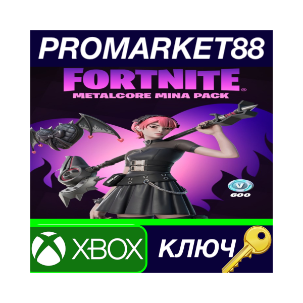 ⭐ Fortnite — Metalcore Mina Pack TR XBOX One / Xbox Ser