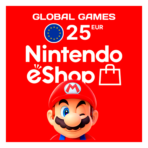 NINTENDO eSHOP🔥25 EUR ЕВРОПА⚡КАРТА ПОПОЛНЕНИЯ