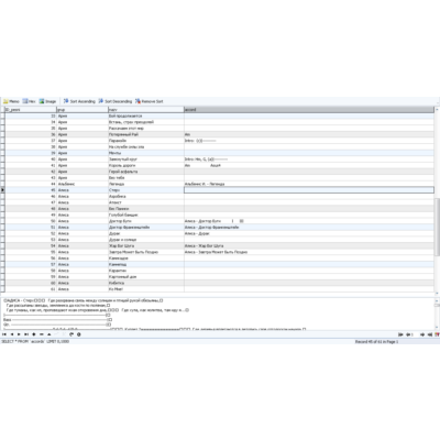 MySQL dump базы данных аккордов и табуларов песен