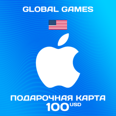 🍏Подарочная карта Apple iTunes 100 USD (USA)🔥