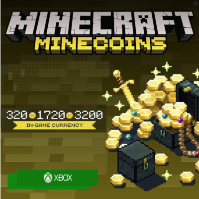 Minecraft Minecoins XBOX Монеты Minecraft 320-8800 На Любой Регион