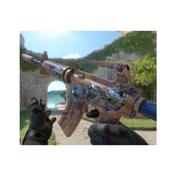 M4A1-S | ПОМОЙ МЕНЯ ПЖ С 4 СЛУЧАЙНЫМИ НАКЛЕЙКАМИ
