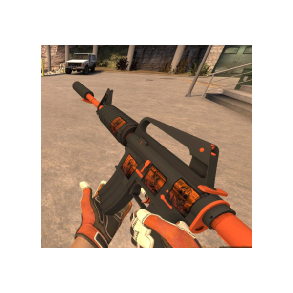 M4A1-S | NITRO С 4 СЛУЧАЙНЫМИ НАКЛЕЙКАМИ