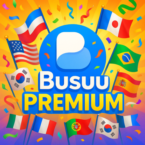 🎓ПОДПИСКА BUSUU PREMIUM ГОД  НА ВАШ АККАУНТ🎓