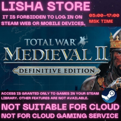 Total War MEDIEVAL II Definitive Ed Стим на 90 days