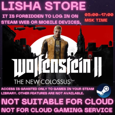 Wolfenstein II : The New Colossus steam 90 days