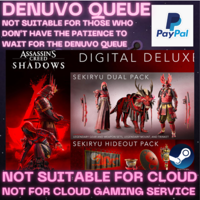 Assassin´s Creed Shadows Deluxe+DENUVO на 60 дней