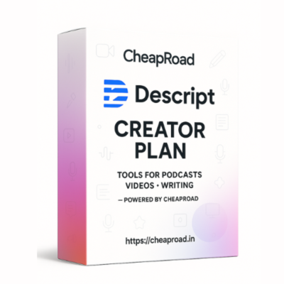 Descript Creator Subscription 1 Year - Private Account