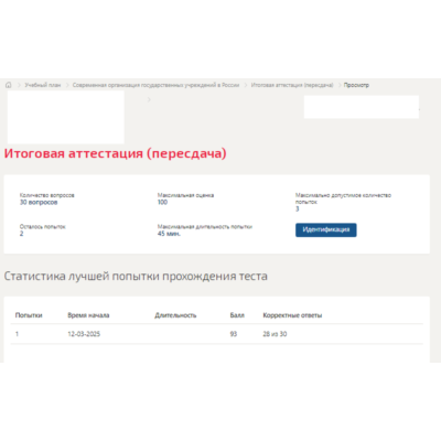 Современная организация государственных учреждений.Тест