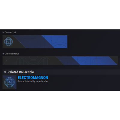Destiny 2 эмблема - ЭЛЕКТРОМАГНОН