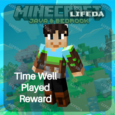 МАЙНКРАФТ 🪓【Time Well Played Reward】🌍СКИН • ТВИЧ ДРОПЫ/ДРОПСЫ•JAVA & BEDROCK•GLOBAL