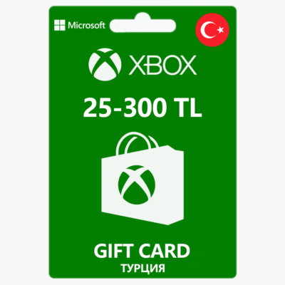 XBOX Gift Card [25-300 TL] Турция