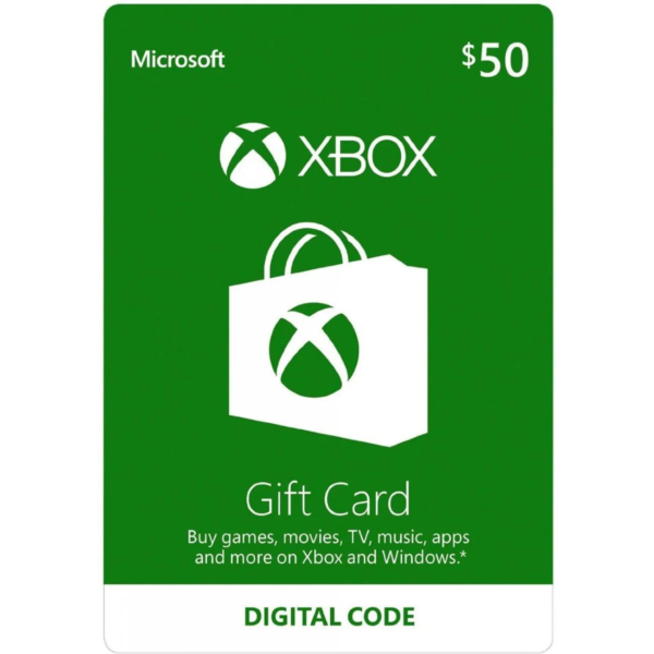 Xbox Карта Пополнения 50$ (USD) США