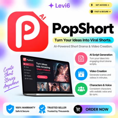 Подписка Popshort Basic/Plus на ваш аккаунт, 1 месяц