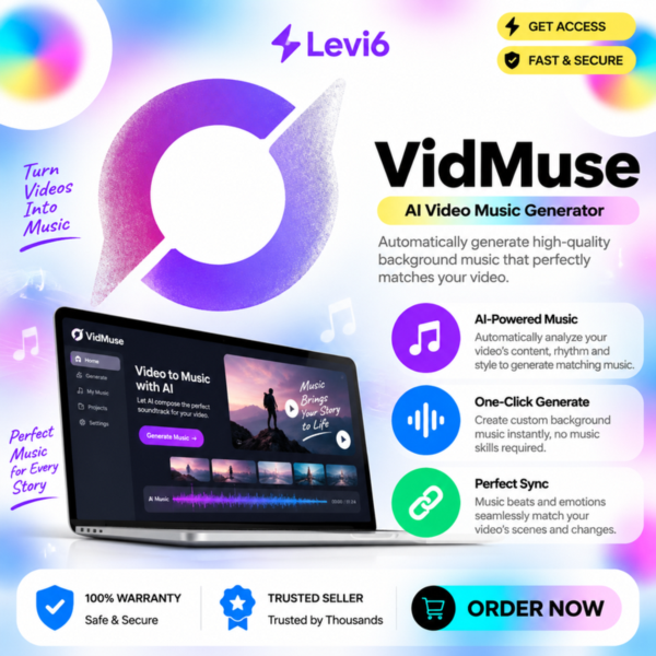 Подписка на Vidmuse AI Pro на 1 месяц на вашем аккаунте