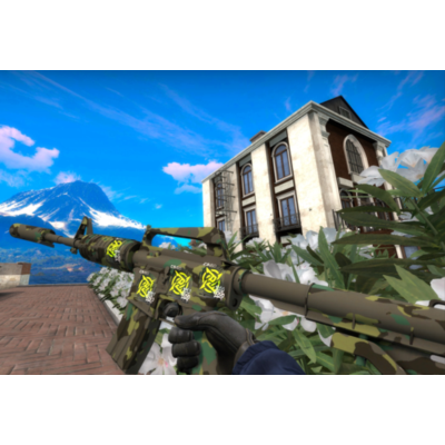 M4A1-S | Boreal Forest С 4 СЛУЧАЙНЫМИ НАКЛЕЙКАМИ