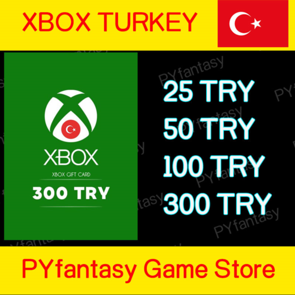 Xbox Gift Card 25/50/100/300 TL (Турция)