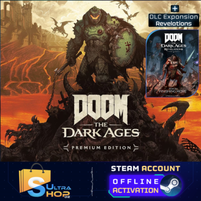 🚀DOOM: The Dark Ages Premium Edition + DLC Revelations - Steam Offline ⚡