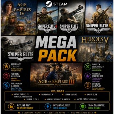 Age of Empires IV,Sniper Elite+игры /Steam/Offline