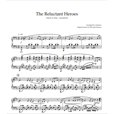 Ноты Animenz - The Reluctant Heroes - Attack on Titan